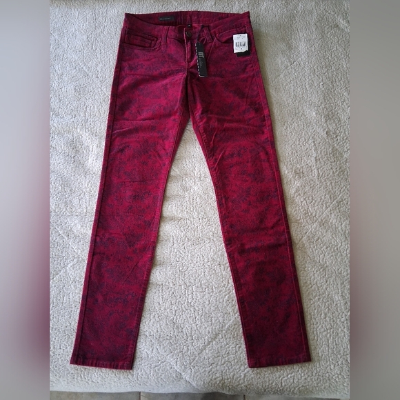 Kut from the Kloth Denim - New Kut from the Kloth Burgundy Skinny Jeans